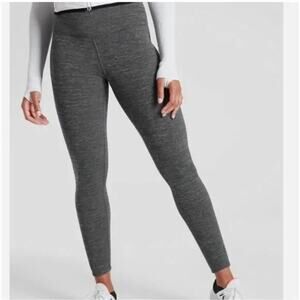Athleta Altitude Polartec Power Stretch Tight Leggings Heather Gray 2X